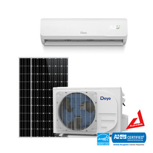 เครื่องปรับอากาศพลังงานแสงอาทิตย์แบบไฮบริด Deye AC DC ขนาด 12000btu 18000btu 24000btu สำหรับบ้านพร้อมแผงโซลาร์เซลล์ - Product Image 1