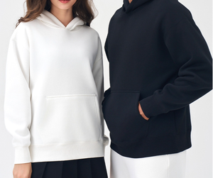 Fashion New Design OEM&ODM Men's High <b>Weight</b> <b>Blank</b> Street Style Hoodie Customized 100% Cotton Plain Hoodies&sweatshirts Men - Product Image 4