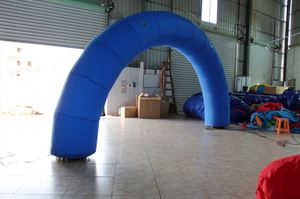 Inflatable Blue Arch, Stable Style with Two Fans - Product Image 2