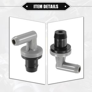 Nouvelle vanne PCV de remplacement, entrée et sortie 1 pouce, type à bride, pour TL, plastique gris, modèle 1224-110 - Product Image 5