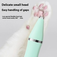 Tondeuse automatique silencieuse 4-en-1 pour animaux de compagnie Tondeuse à faible bruit pour chiens avec 4 lames de meulage des cheveux et des ongles pour chats et chiens