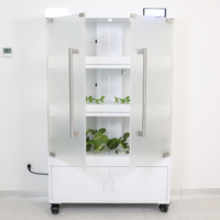 Nouvelle serre agricole plantation de feuilles système hydroponique intelligent jardin intérieur Simple verre hydroponique armoire légumes