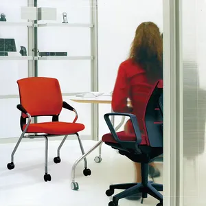 Fabricant de mobilier scolaire contrôle de qualité strict chaise d'étudiant avec roues chaise de conférence chaise de conférence d'usine