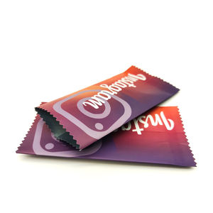 กระเป๋าหมอนพลาสติกไมลาร์1กรัมลายซิกแซกรอยหยักด้านข้างสำหรับสลัดอมยิ้มคุกกี้ครีบปิดผนึก - Product Image 4