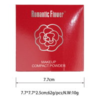 Bedak Padat Matte Natural 6 Warna Private Label Full Coverage untuk Kulit Gelap