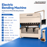 Prensa Plegadora CNC Eléctrica Completa con Doble Servo para Chapa Metálica 64T 1600mm con Opciones de Modelo Mini