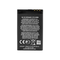 Batterie de remplacement de qualité supérieure BL-5J 3001-6800mAh pour Lumia 5230, 5800, 520 CE, conforme RoHS, en stock, vente en gros et en vrac