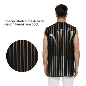 VINNIE Blouse <span class=keywords><strong>de</strong></span> barbier personnalisée Veste <span class=keywords><strong>de</strong></span> salon <span class=keywords><strong>de</strong></span> coiffure Vêtements blouse avec <span class=keywords><strong>filet</strong></span> - Product Image 3