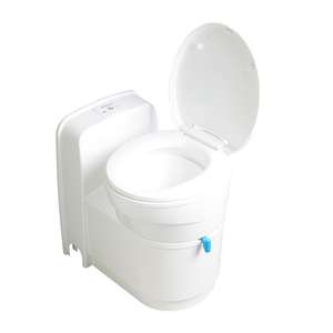 Inodoro Portátil AGE para Autocaravanas, Caravanas, Casas Rodantes y Uso Doméstico - Material PP Blanco, Entrada de Agua para Autocaravana - Product Image 2