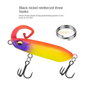 طعم صيد سمك ناعم من نوع قلم رصاص من مادة PVC بوزن 11.5-18.5 جرام من WEIHE، مطبوع لصيد سمك القد والقاروص في البحر - ذيل ملفوف يهتز في المياه العميقة - Product Image 3