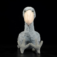 Peluche réaliste de cigogne à bec de ciseaux, jouet en peluche doux pour enfants et amateurs d'oiseaux