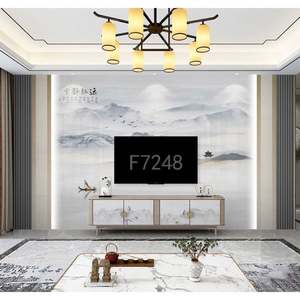 Panneaux muraux en PVC pour intérieur Aimsp Chinese Wpc, panneaux muraux pour télévision - Product Image 5