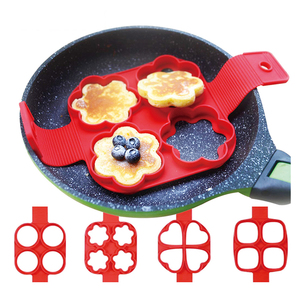 Stampo per Uova in Silicone Antiaderente di Grado Alimentare, Modello per Uova Fritte e Pancake, Personalizzabile con Colore e Logo, Lunga Durata - Product Image 2