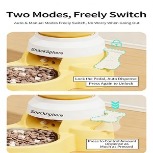 เครื่องให้อาหารสัตว์เลี้ยงอัจฉริยะ เครื่องจ่ายอาหารสุนัขและแมว ความจุขนาดใหญ่ ฐานกันลื่น ระบบให้อาหารอัตโนมัติ - Product Image 2