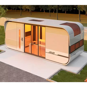 Plegable portátil prefabricado 4 dormitorios casa Mini Apple cabina contenedor Pod Oficina/descanso/casa de ocio - Product Image 1