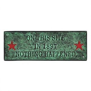 Plaque en métal grande plaque imprimée personnalisée et enseignes décoratives en métal en étain vente chaude signe Vintage Style rétro - Product Image 1