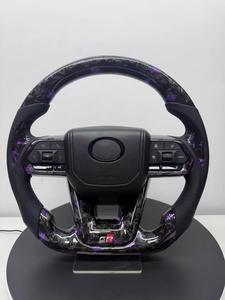 Volant en carbone forgé au prix d'usine, compatible avec tous les modèles <span class=keywords><strong>Toyota</strong></span> Alphard Prado Land Cruiser Noah Previa - Product Image 4