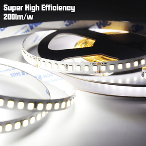 Tira de LED COB de Alta Calidad y Alta Densidad, 180 LED/M, 200 Lúmenes por Vatio, 4.8W/M, PCB Delgado de 8mm, Alto Brillo - Product Image 6