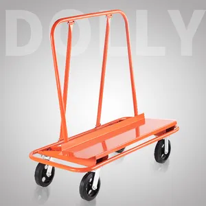 Industry trolly Drywall dolly cart 4 wheels trolley with CE approval