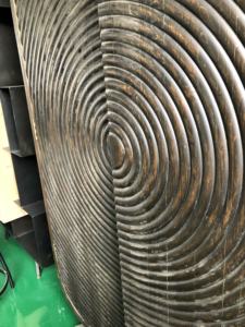 Lemari Pakaian Kayu Lingkaran Pohon Industri Yang Diklaim dengan Dua Pintu - Product Image 3