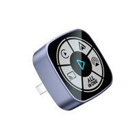 Boîtier CarPlay sans fil 5-en-1 multifonctionnel intelligent pour la mise en miroir d'écran de véhicule, adaptateur d'interconnexion, support de vente en promotion