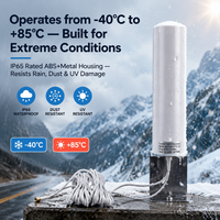 Antenne omnidirectionnelle extérieure 5G LTE 698-2700 MHz 10-12 dBi à gain élevé 2x2 MIMO double TS9 amplificateur de signal répéteur montage sur poteau IP68