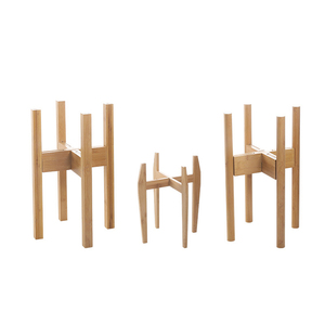 Présentoirs de plantes en bois bambou, accessoires de jardin bon marché, 5/2022, réglables, pour pots de fleurs, présentoirs sur socle - Product Image 6