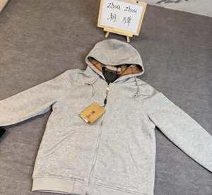 Felpa con cappuccio da uomo in cotone con logo personalizzato del marchio Top Burs, felpa con cappuccio da uomo ricamata a tinta unita, maglia con zip. - Product Image 5