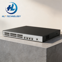 Switch de Red Administrado Gigabit Profesional de 24 Puertos 5735-L24T4S-A-V2 con 4 Uplinks SFP, Switch Ethernet L2 Empresarial para Montaje en Rack