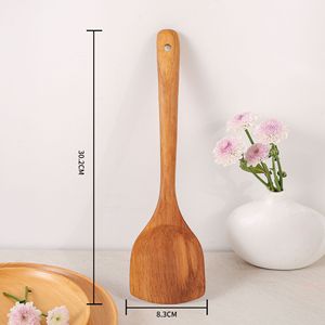 Modern <strong>Olive</strong> Wood 3-Piece Kitchen Spoon Set Dishwasher Safe Eco-Friendly Wine <strong>Cookware</strong> for Party Use QINGZHU Brand - Product Image 5