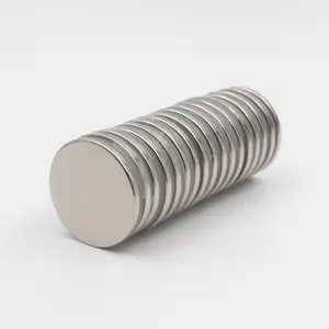 Customized Strong Mini Ndfeb Circular Magnetic Permanent Small Flat Round Disc Neodymium Magnets