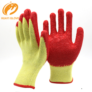 लेटेक्स पाम डूबा सुरक्षात्मक सुरक्षा काम कचरा दस्ताने - Product Image 4