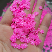 500g de tranches de paillettes en argile polymère pour slime DIY, motifs animaux : patte d'ours, panda, dauphin, étoile de mer, abeille, renne, grenouille, papillon