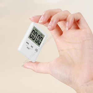 Minuteur de cuisine numérique magnétique LCD SYH1226 en ABS, mini-horloge d'alarme de cuisson pratique à LED, sur pied, vente en gros - Product Image 5