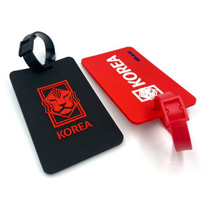 Etiqueta de Equipaje 3D Personalizada de PVC Resistente, Material de Goma, MOQ Bajo, para Maleta, Etiqueta de Viaje - Product Image 2