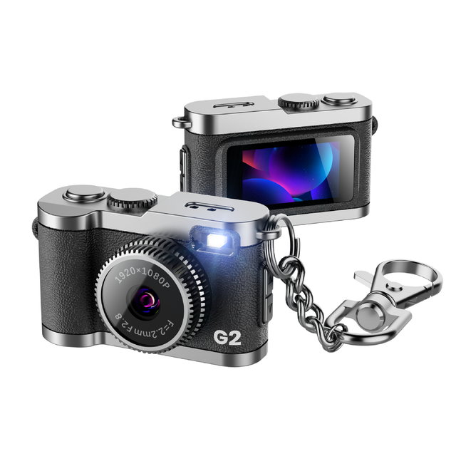New KeyChain Mini Digital Camera Pocket Video Camera 1080P Video Recorder Kids Gift Retro Camera for Travel