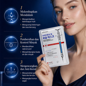 Mascarilla Facial KORMESIC Certificada por Bpom, 25 ml, Control de Grasa, Iluminadora, Antiarrugas, Hidratante, Antioxidante, Para Todo Tipo de Piel - Product Image 3