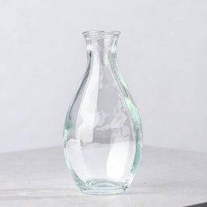 Vases en verre de style européen avec bouteille en verre coloré, coloré pour la décoration de la maison, <span class=keywords><strong>vase</strong></span> à fleurs décoratif, plante à fleurs - Product Image 4