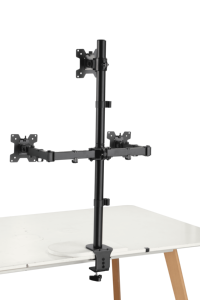 Nhà máy OEM ODM Máy tính để bàn đứng <span class=keywords><strong>LCD</strong></span> ba cánh tay màn hình đứng gắn Max vesa100 * 100 Max 8KGS văn phòng máy tính khung màn hình - Product Image 4