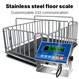 Industrielle Elektronische Intelligente Viehwaage mit Zaun für Schweine und Rinder, LCD/LED, OEM/ODM Anpassbar, 5000kg Kapazität - Product Image 1