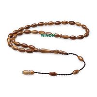 Perles de Tasbih ovales coniques en graines de Kuka, 5*9mm, 33/99 perles, Misbaha, vente en gros de l'usine Winon