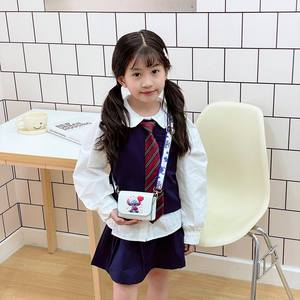 Tas Selempang Anak Modis Baru, Tas Selempang Anak Perempuan Motif Stitch, Tas Aksesori Anak Lucu Bergambar Kartun - Product Image 2