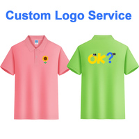 Groothandel Gebreide Heren Voor Shirts Effen Blanco Unisex Custom Logo Golf Business Shirts Uniform Anti-Rimpel Korte Mouw