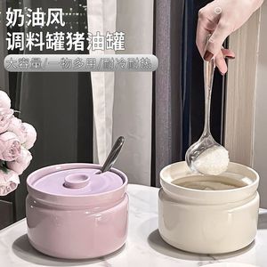 Récipient en céramique pour graisse de porc, récipient pour graisse de porc résistant aux hautes températures, pot à huile pour la cuisine, récipient pour huile de piment, spécial - Product Image 2