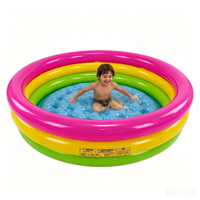 Piscine gonflable arc-en-ciel pour bébé, piscine pour tout-petits en PVC épais, centre de jeux aquatiques pour enfants, piscine à balles intérieure et extérieure, vente en gros