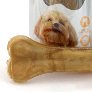 Emballage de 1 pièce de jouet à mâcher en os pressé de 30,50 cm pour animaux de compagnie, 320-340g - Product Image 2