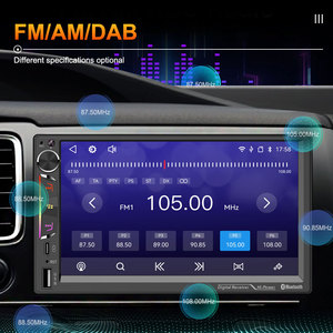 7 inch Hệ thống Linux 2 DIN phổ xe đa phương tiện Player Youtube âm nhạc MP5 không dây Carplay Android Auto Car đài phát thanh GPS - Product Image 3