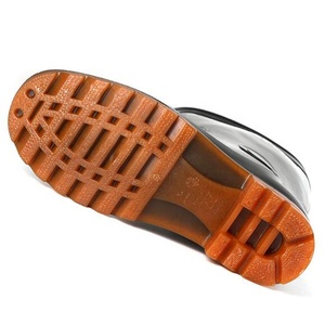 Stivali da Pioggia Neri in PVC Lucido Antiscivolo Resistenti a Olio, Acidi e Alcali, Economici, Non di Sicurezza, con Logo, per Uomo, Ideali per il Lavoro - Product Image 5