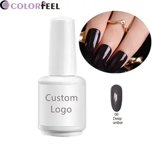 Colouv gel women's nail styles Japan your logo nail polish own brand pumpkin colors 1kg 3 in 1 gel polish matching in