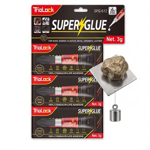 Pegamento Acrílico Superfuerte en Blister, Adhesivo Instantáneo de Secado Rápido para Reparaciones DIY en Plástico, Metal, <span class=keywords><strong>Madera</strong></span>, Cerámica, Cuero, Transparente y de Unión Fuerte - Product Image 1